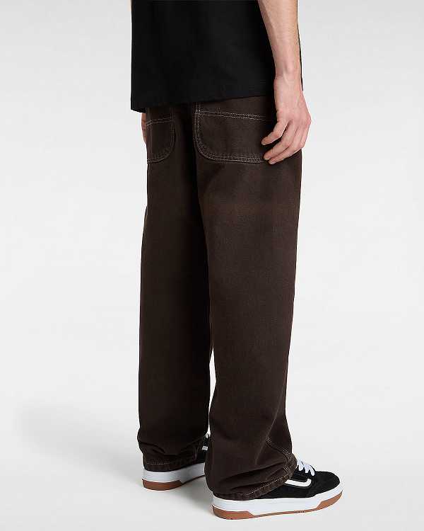 Brown Men Vans Skate Check-5 Loose Pants Australia | VN6924701