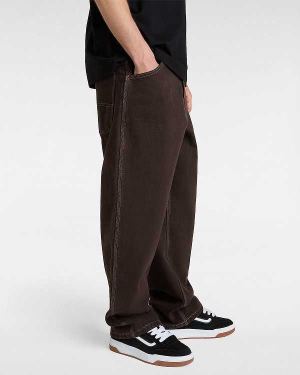 Brown Men Vans Skate Check-5 Loose Pants Australia | VN6924701