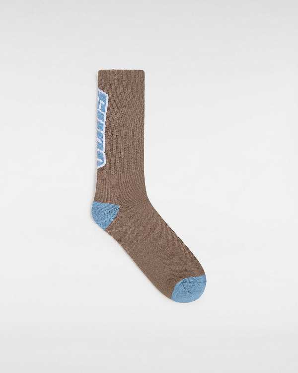 Brown Unisex Vans Faster Crew (1 pair) Socks Australia | VN5731968