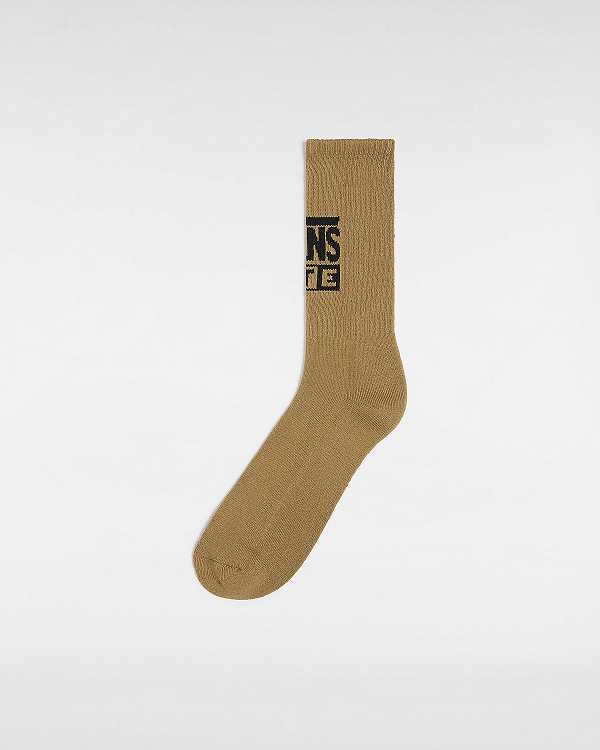 Brown Unisex Vans MTE Crestline Crew (1 Pair) Socks Australia | VN1234580