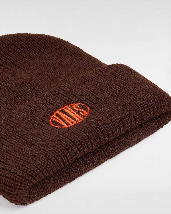 Brown Unisex Vans Spray On Cuff Beanie Australia | VN2830957