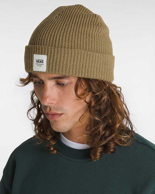 Brown Unisex Vans Waffle Cuff Beanie Australia | VN3862704