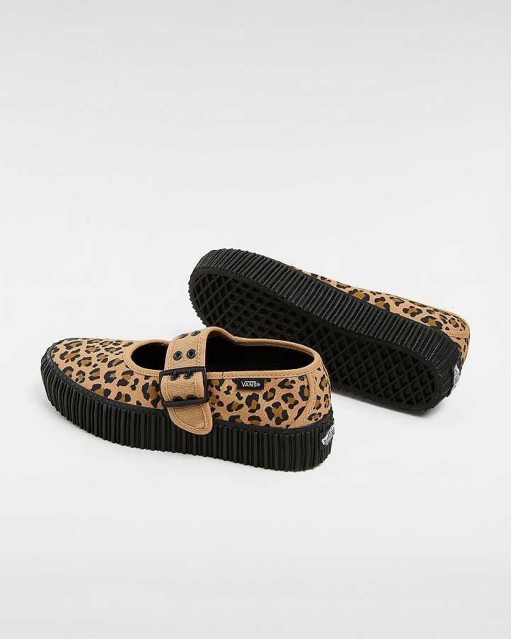 Brown Women Vans Creeper Mary Janes Australia | VN5701842