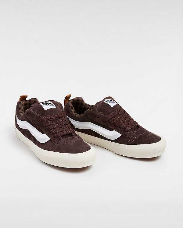 Brown Women Vans Knu Skool Sneakers Australia | VN0321678