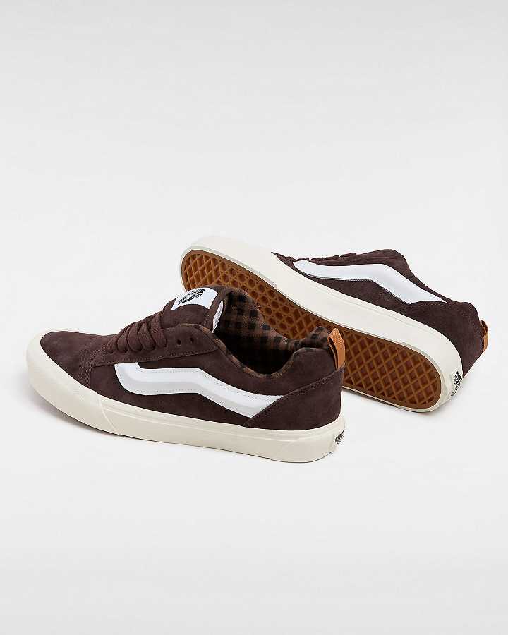 Brown Women Vans Knu Skool Sneakers Australia | VN0321678