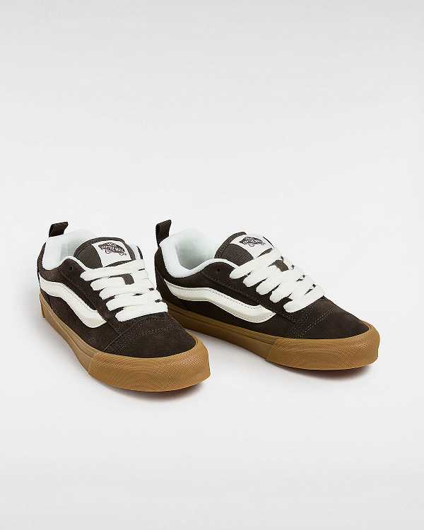 Brown Women Vans Knu Skool Sneakers Australia | VN9230851