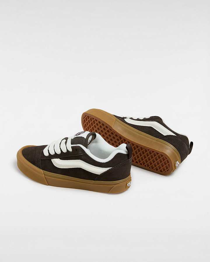 Brown Women Vans Knu Skool Sneakers Australia | VN9230851