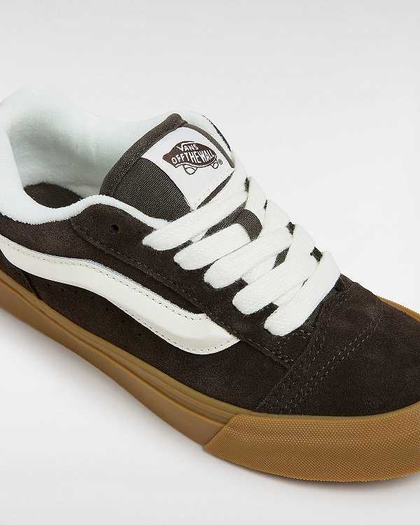 Brown Women Vans Knu Skool Sneakers Australia | VN9230851