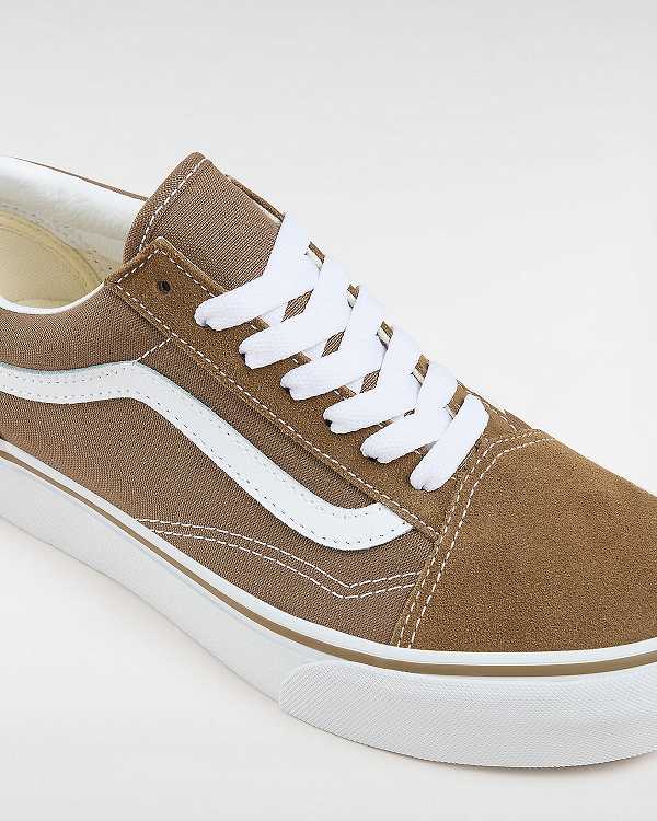 Brown Women Vans Old Skool Platform Shoes Australia | VN7583642