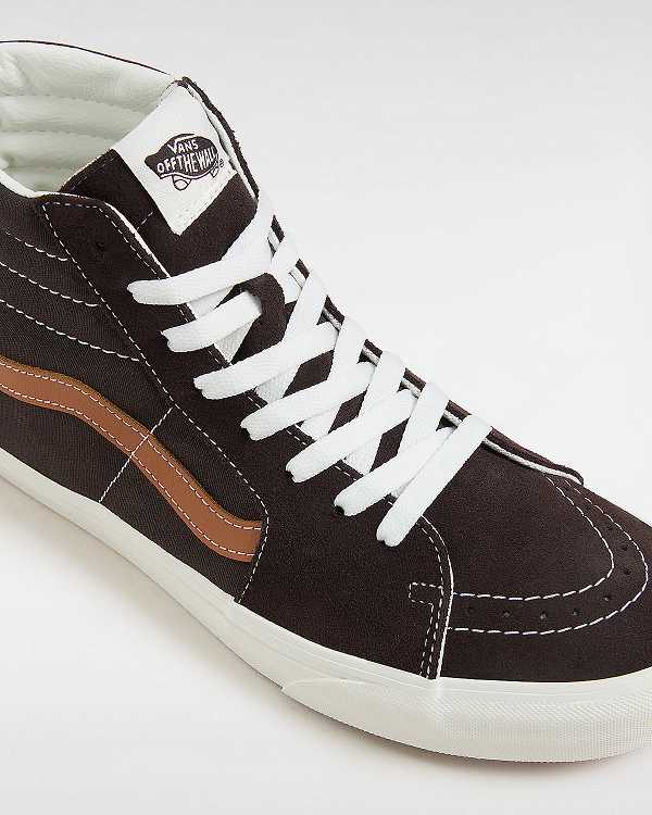 Brown Women Vans Sk8-Hi Skate Shoes Australia | VN2785961