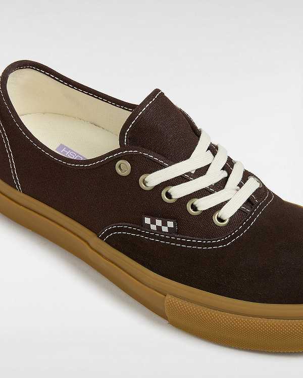 Brown Women Vans Skate Authentic Sneakers Australia | VN2965437