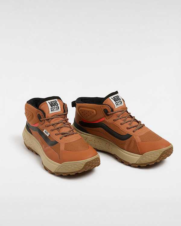 Brown / Orange Men Vans MTE Crosspath Mid Sneakers Australia | VN9028345