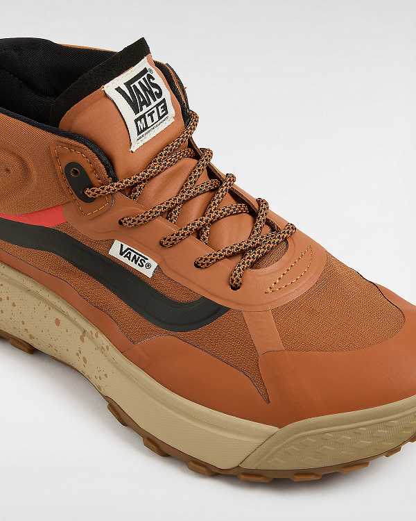 Brown / Orange Men Vans MTE Crosspath Mid Sneakers Australia | VN9028345