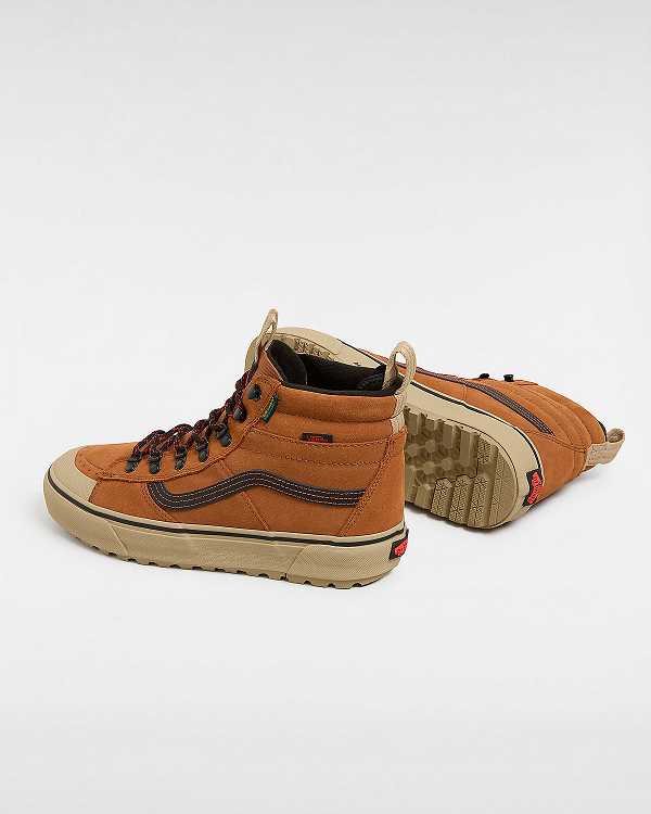 Brown / Orange Men Vans MTE Sk8-Hi DR Waterproof Shoes Australia | VN5289360