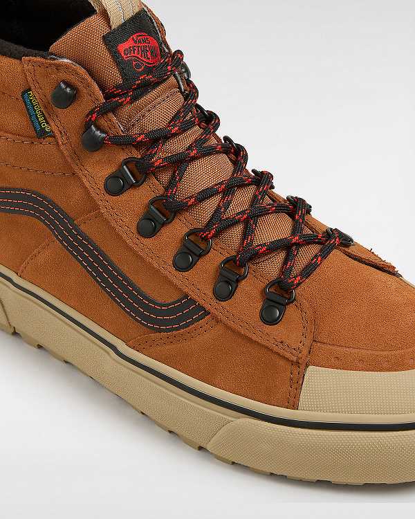 Brown / Orange Men Vans MTE Sk8-Hi DR Waterproof Shoes Australia | VN5289360