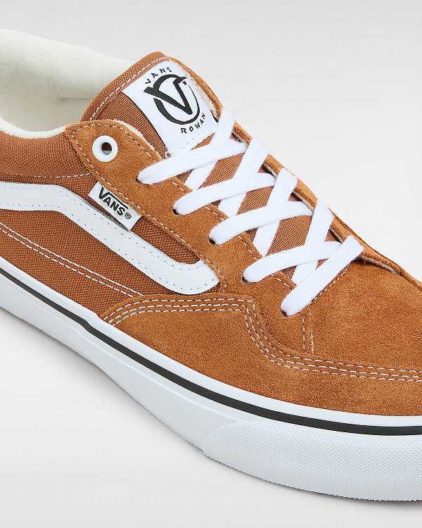 Brown / Orange Men Vans Rowan Skate Shoes Australia | VN2813705