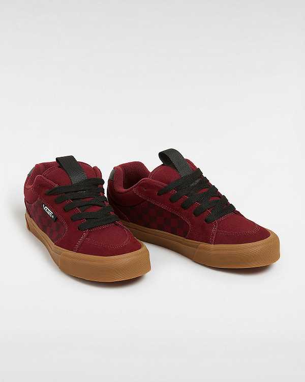 Burgundy Men Vans Chukka Push Sneakers Australia | VN2360589