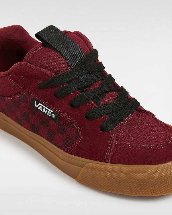 Burgundy Men Vans Chukka Push Sneakers Australia | VN2360589