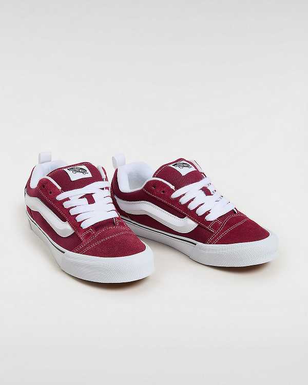 Burgundy Men Vans Knu Skool Sneakers Australia | VN3072196