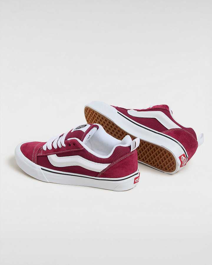 Burgundy Men Vans Knu Skool Sneakers Australia | VN3072196