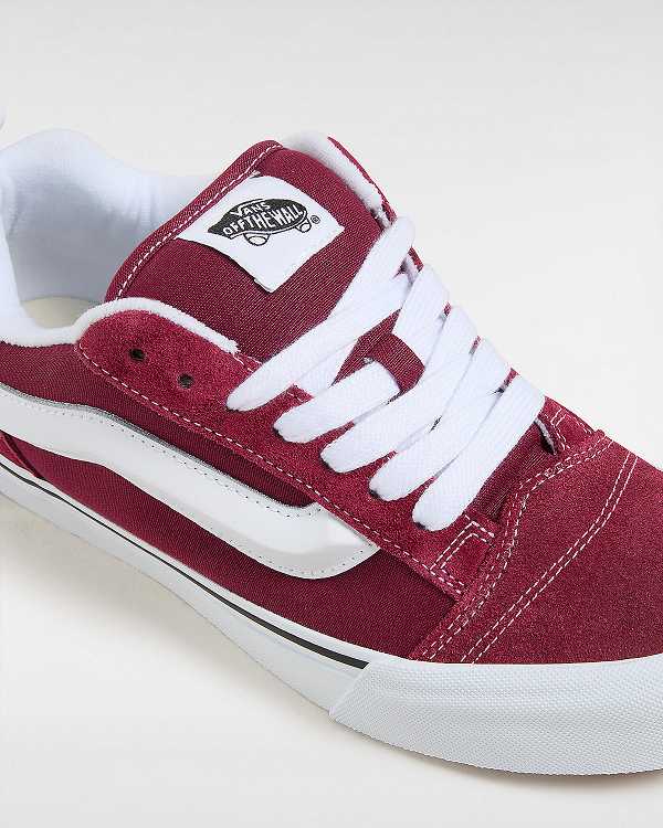 Burgundy Men Vans Knu Skool Sneakers Australia | VN3072196