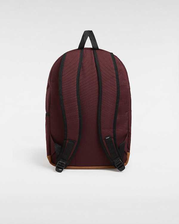 Burgundy Unisex Vans Old Skool Trek Backpacks Australia | VN2108937