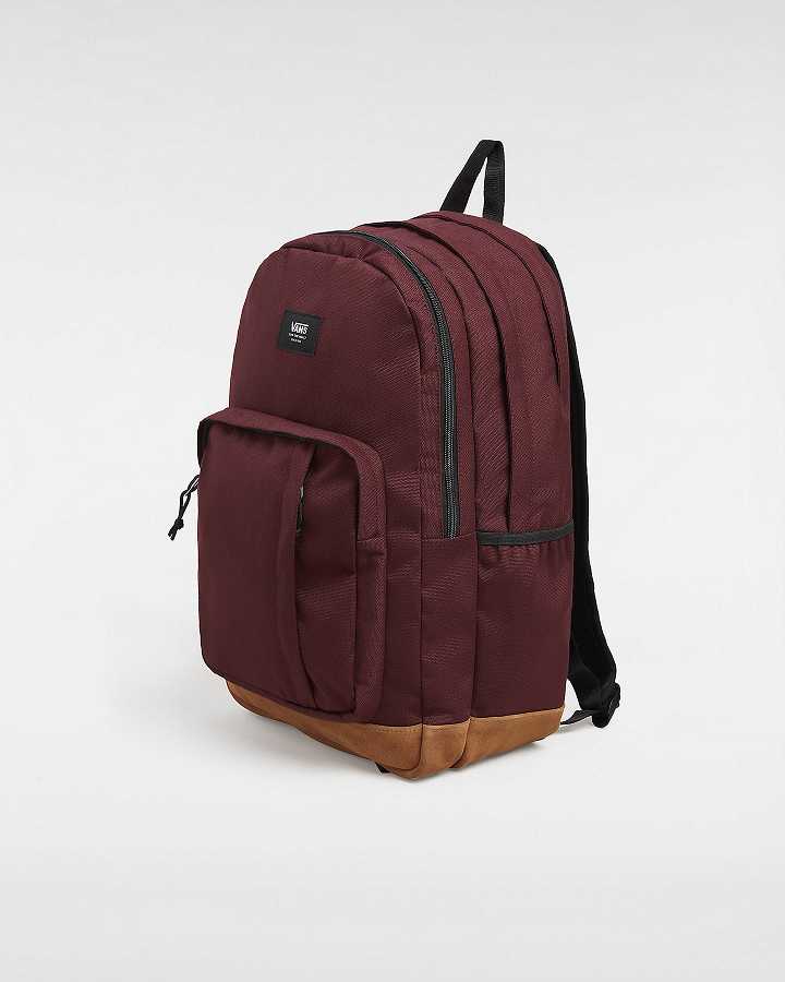 Burgundy Unisex Vans Old Skool Trek Backpacks Australia | VN2108937