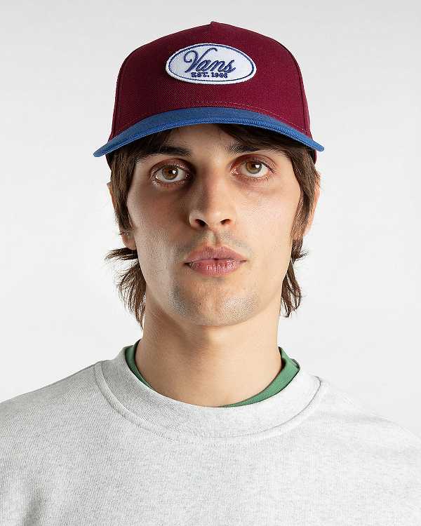 Burgundy Unisex Vans Y2V Hats Australia | VN2703954