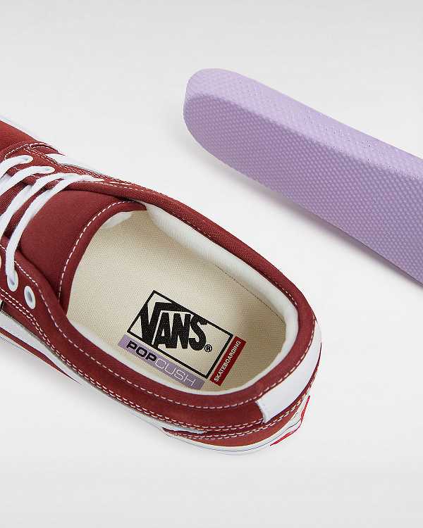 Burgundy Women Vans Chukka Low Sidestripe Skate Shoes Australia | VN0329845