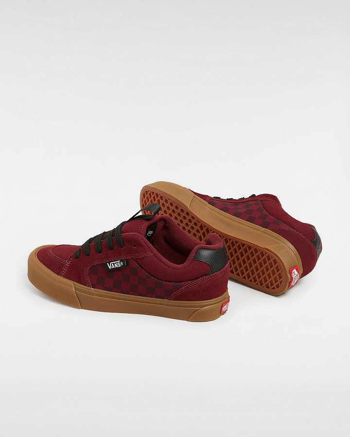 Burgundy Women Vans Chukka Push Sneakers Australia | VN7052643