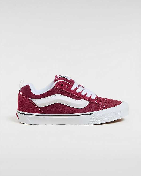 Burgundy Women Vans Knu Skool Sneakers Australia | VN8071649