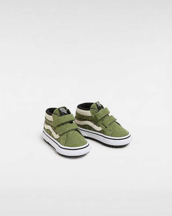 Green Kids' Vans MTE Sk8-Mid Reissue Hook and Loop (1-4 Years) Sneakers Australia | VN7512493