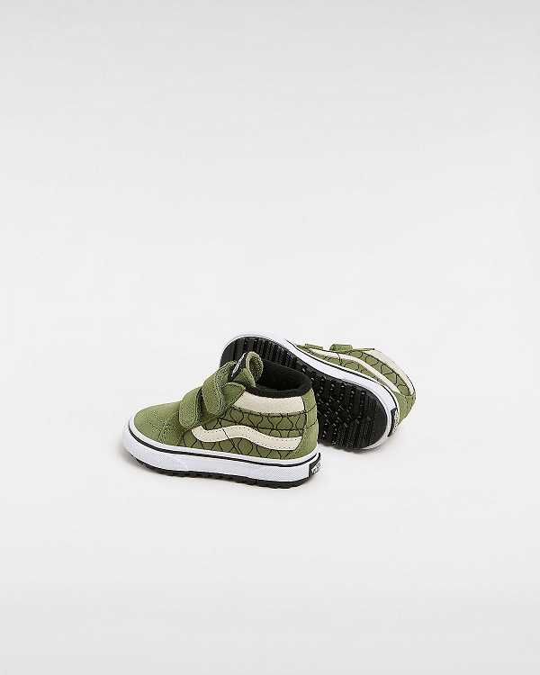 Green Kids' Vans MTE Sk8-Mid Reissue Hook and Loop (1-4 Years) Sneakers Australia | VN7512493