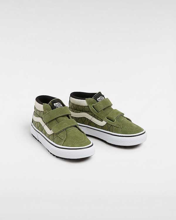 Green Kids' Vans MTE Sk8-Mid Reissue Hook and Loop (4-8 years) Sneakers Australia | VN2843751