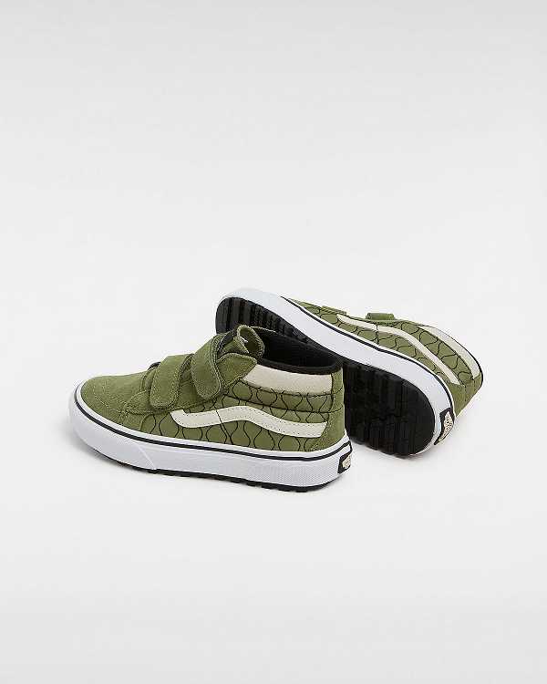 Green Kids' Vans MTE Sk8-Mid Reissue Hook and Loop (4-8 years) Sneakers Australia | VN2843751