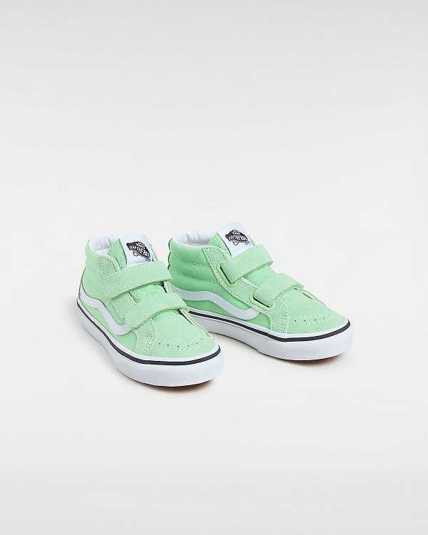 Green Kids' Vans SK8-Mid Reissue (4-8 years) Sneakers Australia | VN5734692