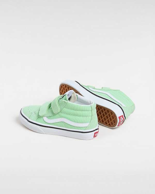 Green Kids' Vans SK8-Mid Reissue (4-8 years) Sneakers Australia | VN5734692