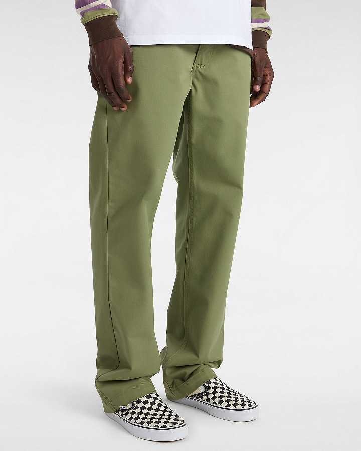 Green Men Vans Authentic Chino Relaxed Pants Australia | VN6740582