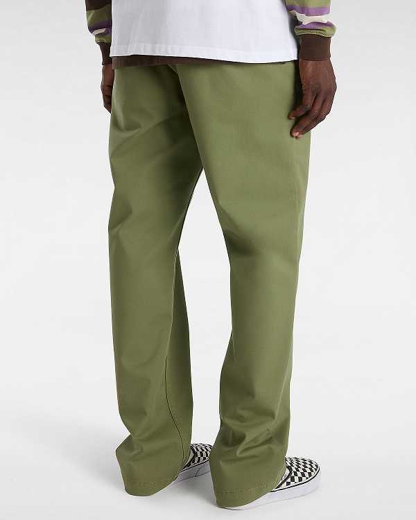 Green Men Vans Authentic Chino Relaxed Pants Australia | VN6740582