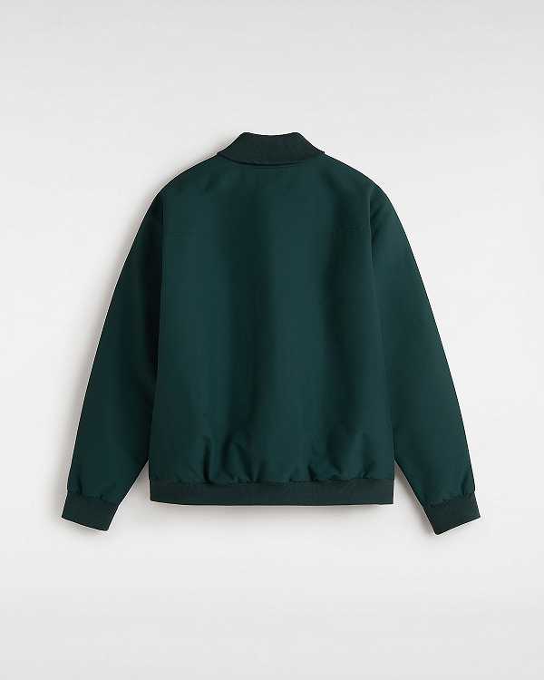 Green Men Vans Clifton Down Bomber Jackets Australia | VN4589073