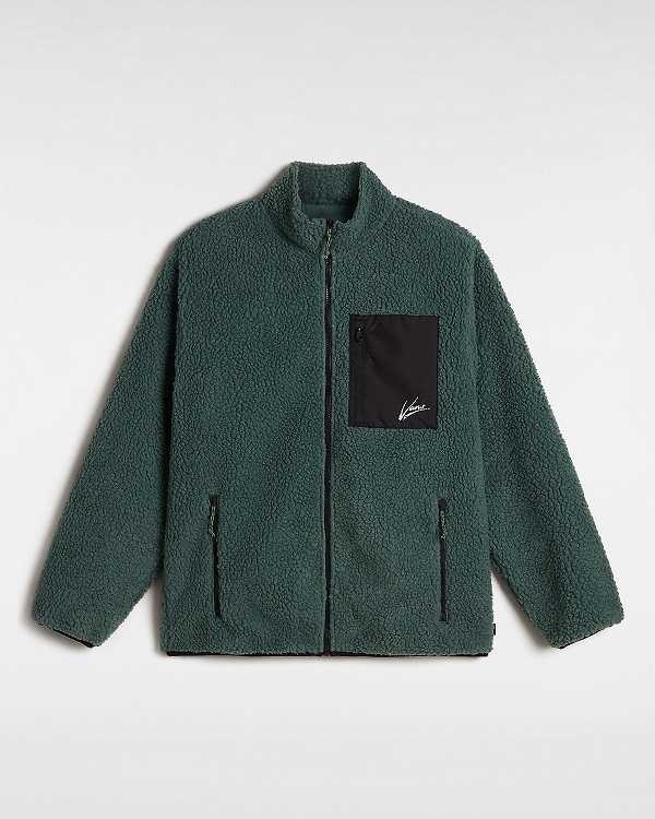 Green Men Vans Dettori Full Zip Jacket Australia | VN5238697