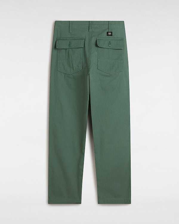 Green Men Vans Fatigue Loose Tapered Pants Australia | VN2109745