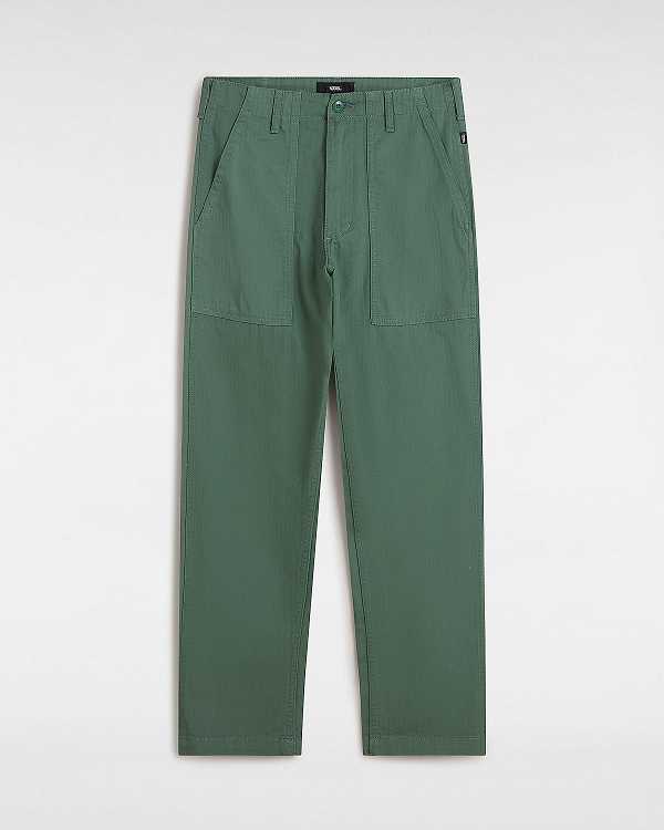 Green Men Vans Fatigue Loose Tapered Pants Australia | VN2109745