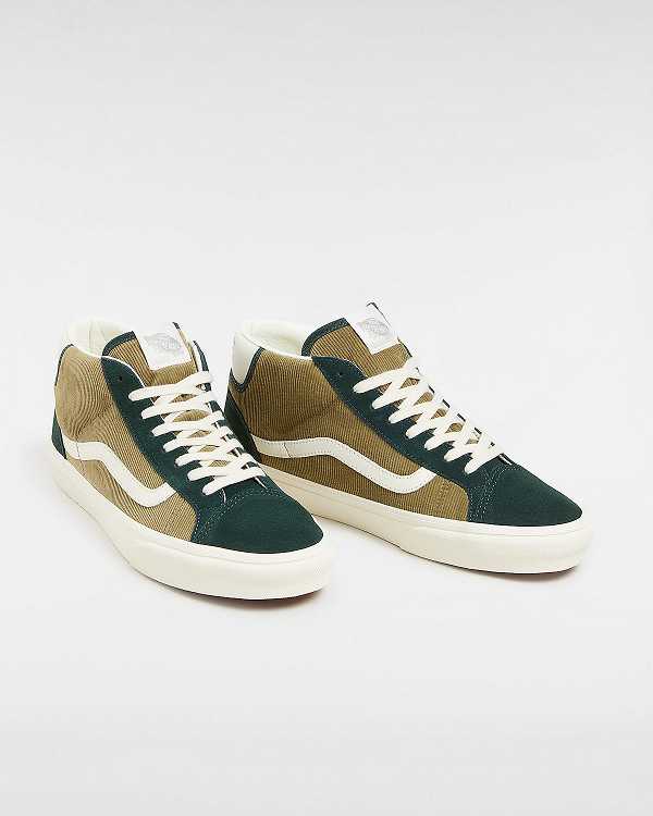 Green Men Vans Mid Skool 37 Sneakers Australia | VN9730564