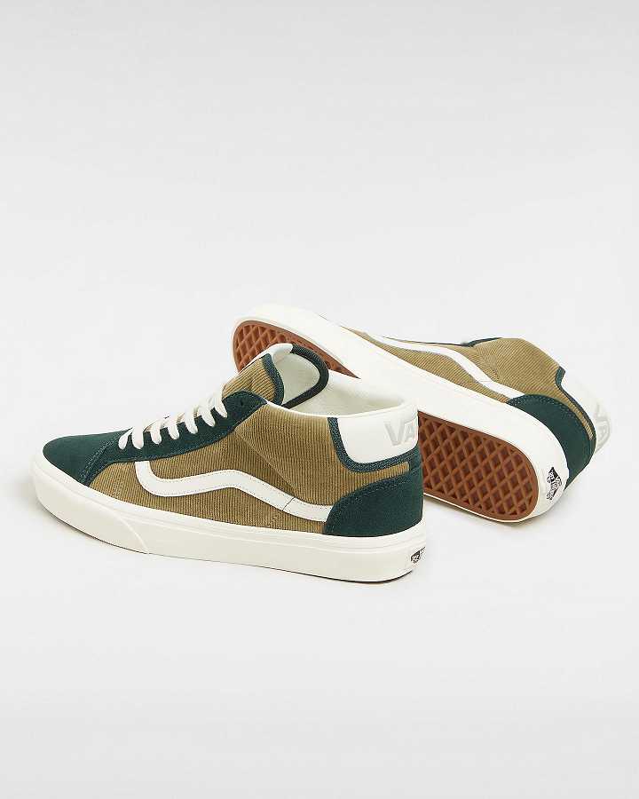 Green Men Vans Mid Skool 37 Sneakers Australia | VN9730564