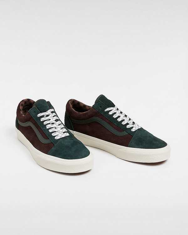 Green Men Vans Old Skool Pig Suede Sneakers Australia | VN6314289