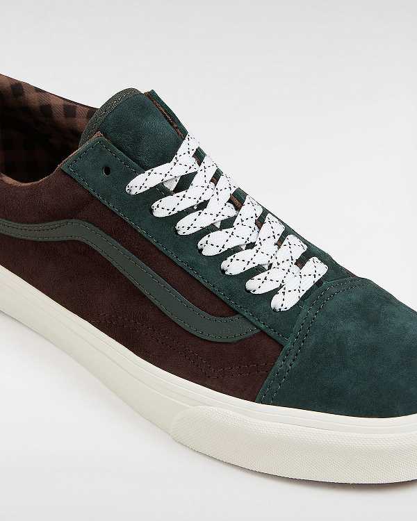 Green Men Vans Old Skool Pig Suede Sneakers Australia | VN6314289