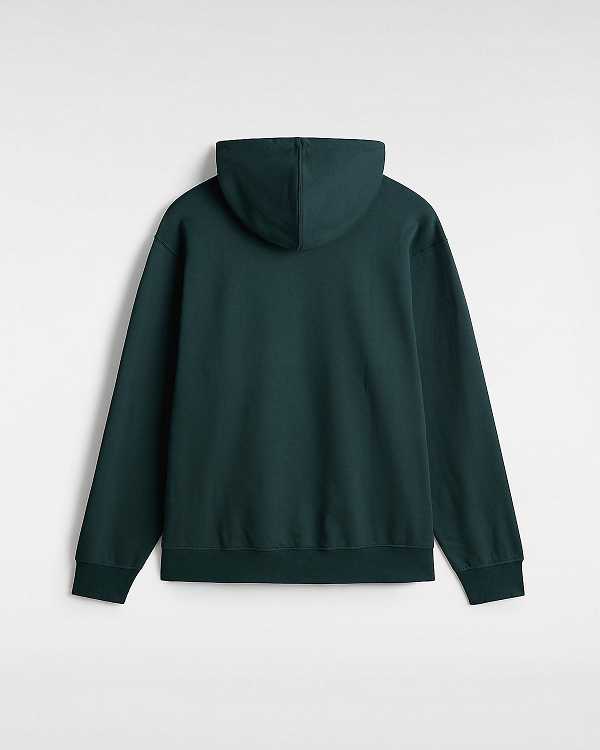 Green Men Vans Oval Loose Hoodie Australia | VN9861450