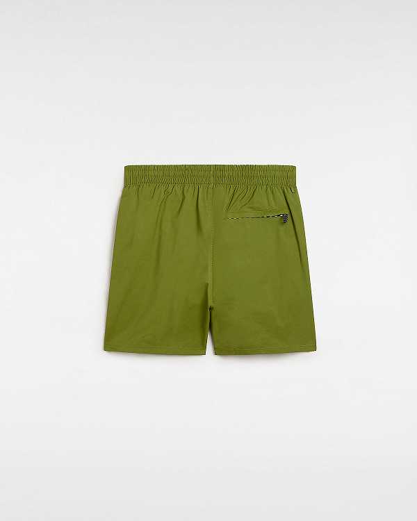 Green Men Vans Primary Solid Elastic Boardshorts Australia | VN2458769