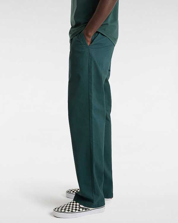 Green Men Vans Range Relaxed Elastic Pants Australia | VN5069472